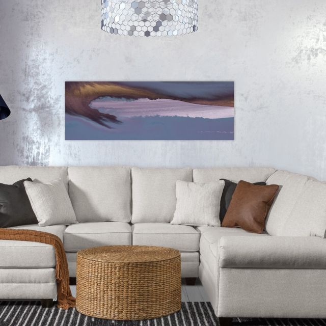 Custom sectional sofa handcrafted in the USA